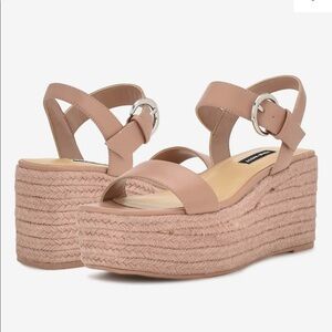 Nine West Platform Sandals - New & Never Worn! In Packaging.